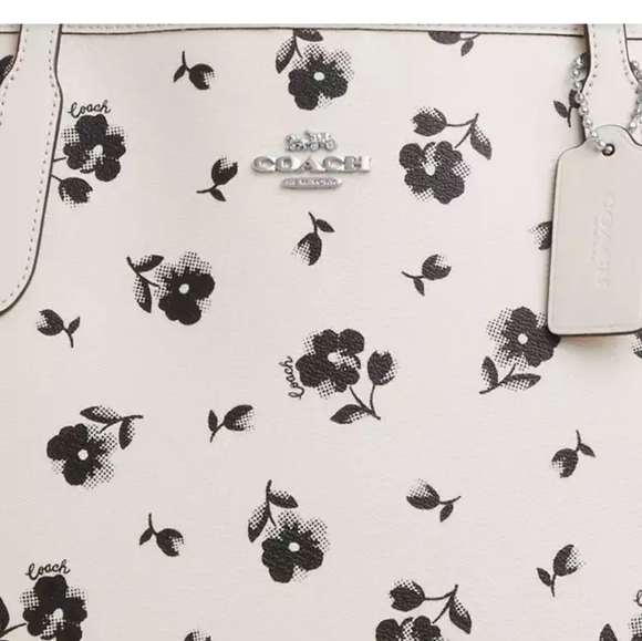 New! City Tote with Floral Print, $398 - Picture 4 of 5